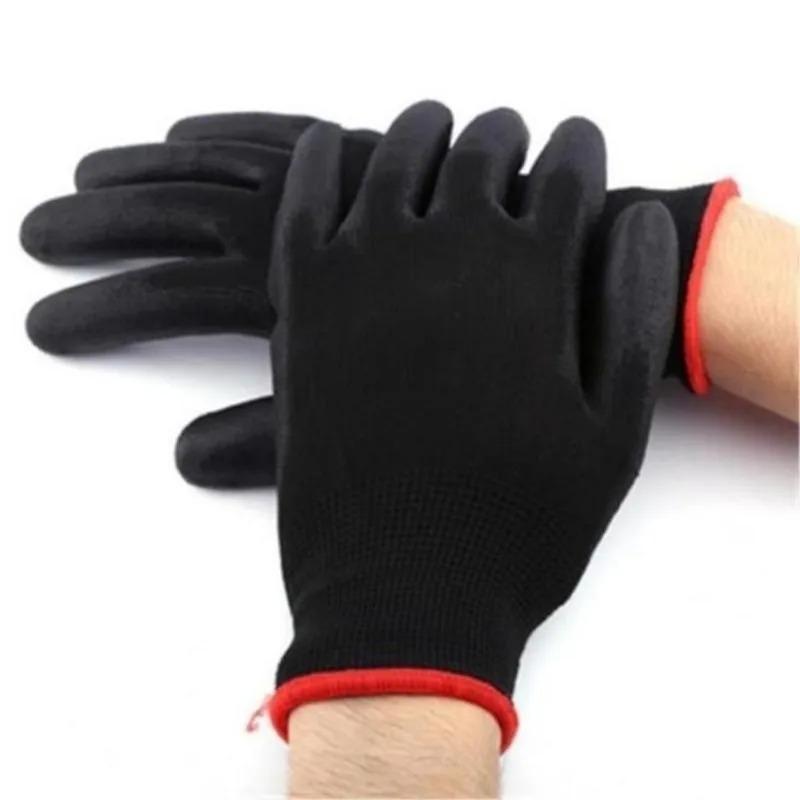 12 Set of Breathable Nylon Garden Work Gloves Without PU Coating and Silicone Gardening Gloves Used for Excavation and Planting