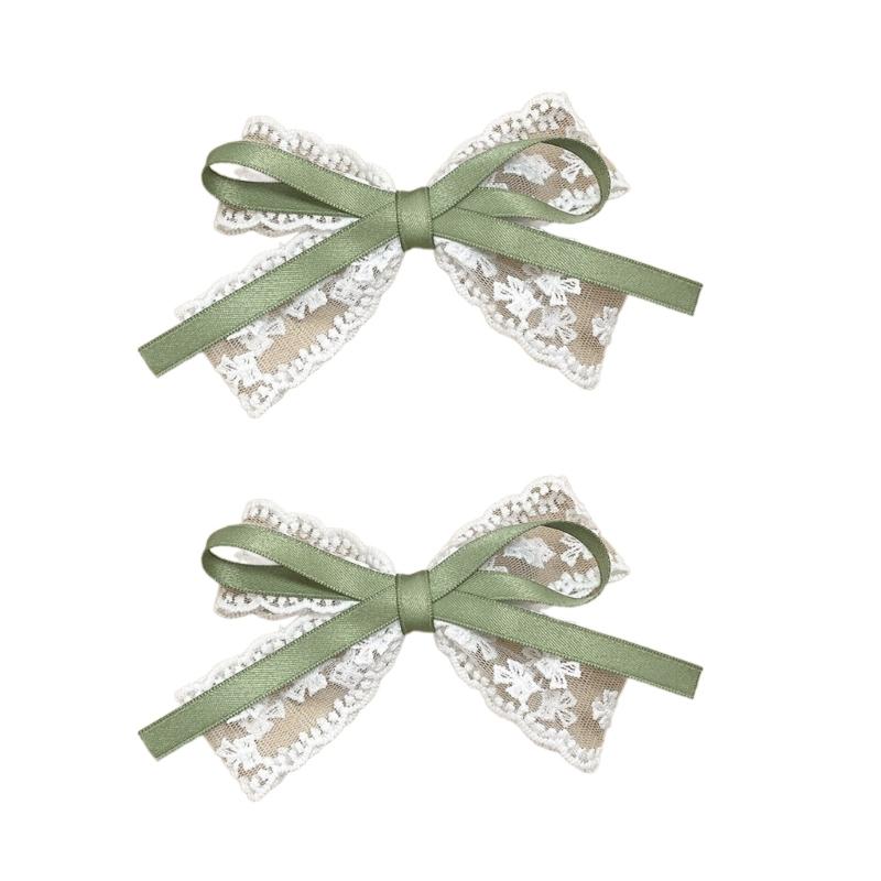 Fairy Flat Clip Hairpin 2000s Style Balletcore Headdress Bunches Headdress Elegant Bowknot Cute Headdress