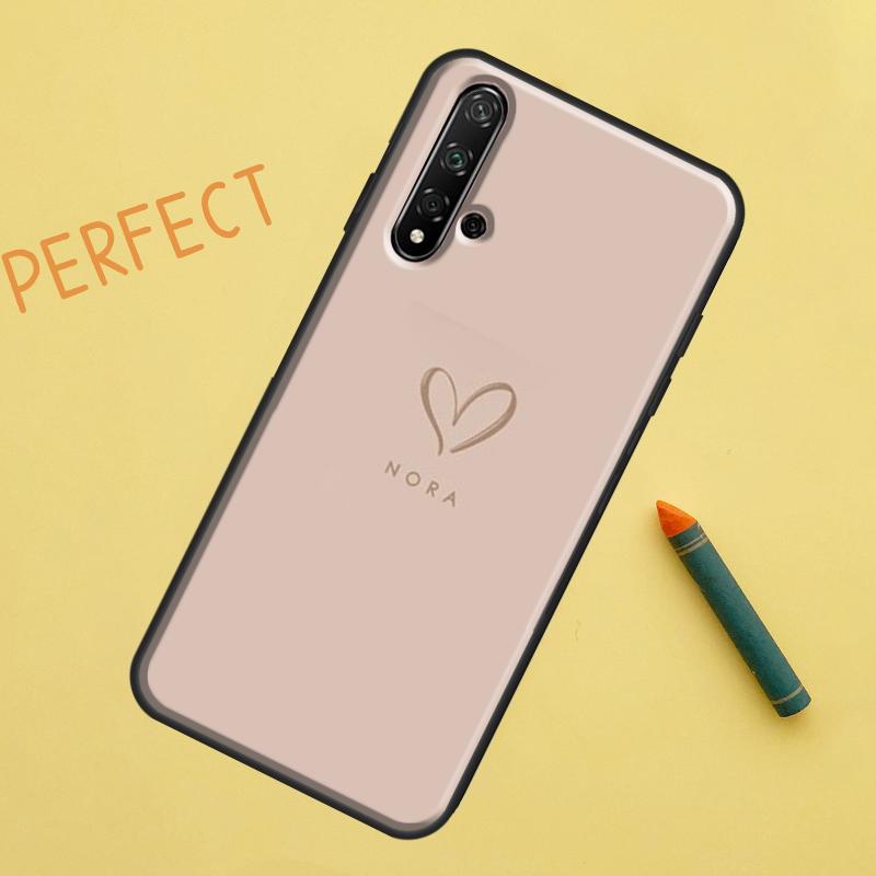

Пастельный чехол с именем для Huawei Nova 9 10 SE 11i 8i 7i 3i Nova 5T Y60 Y61 Y70 Y90 P20 P30 P40 Lite P60 Pro Nova 9 SE
