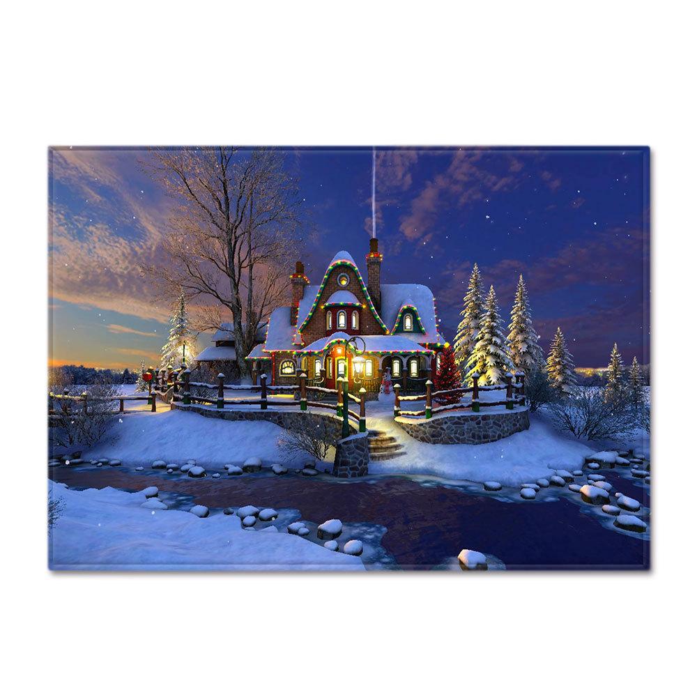 Christmas Living Room Floor Mat Bedroom Dining Room Carpet Carpet Doormat