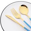30Pcs Gold Dinnerware Cutlery Set High Quality Stainless Steel Flatware Knife Teaspoon Fork Tableware Western Kitchen Silverware
