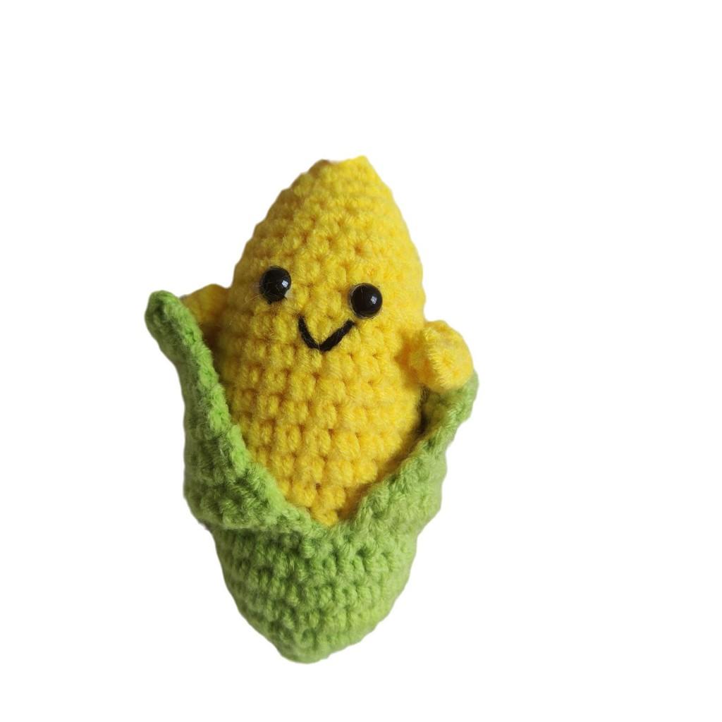 Adorable Crochet Vegetable And Fruit Plush Toy Collection With Colorful Characters