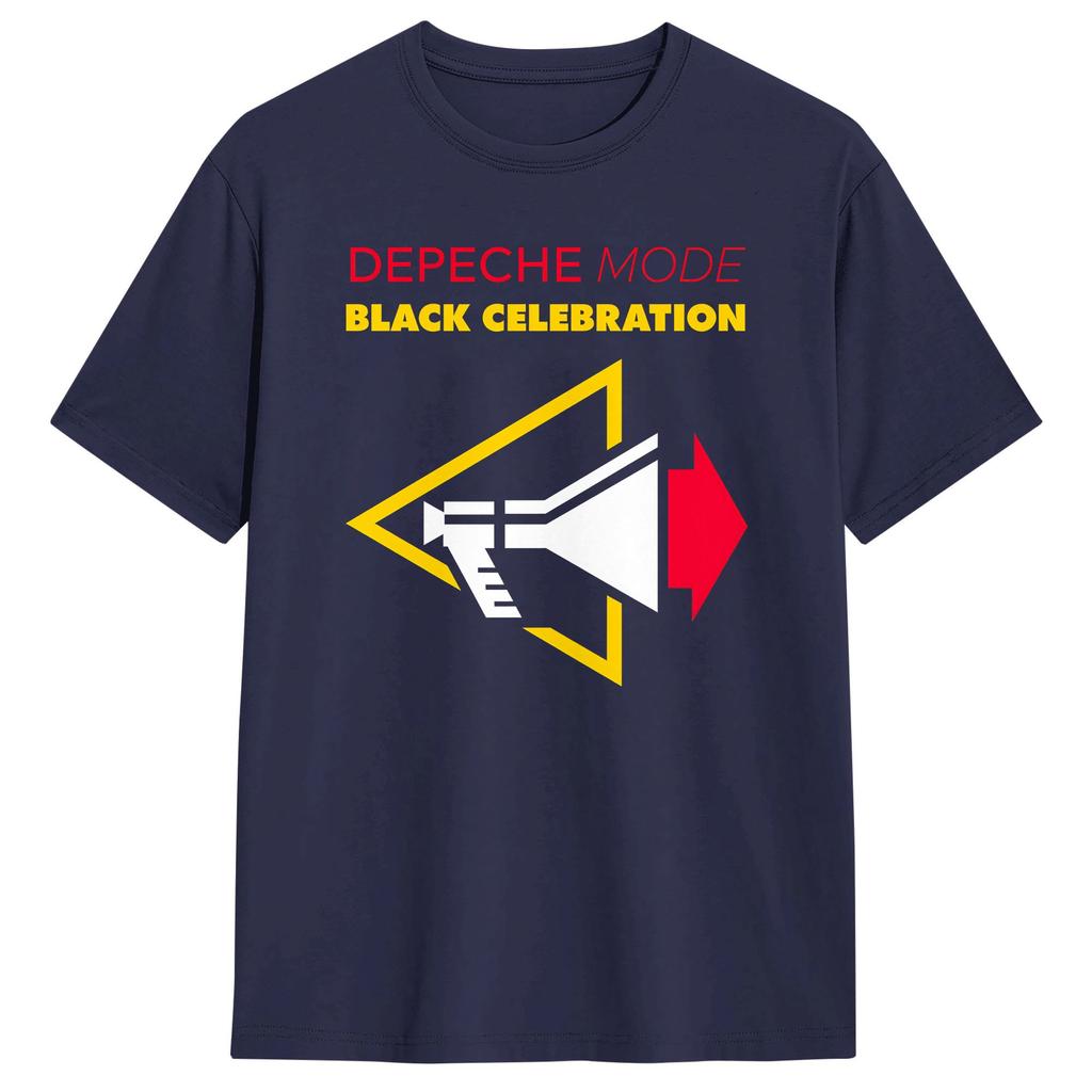 Depeche Mode Black Celebration T Shirt Spiaggia Unisex 100% Cotone Girocollo Taglia Larga 5xl Abbigliamento Manica Corta Streetwear Top