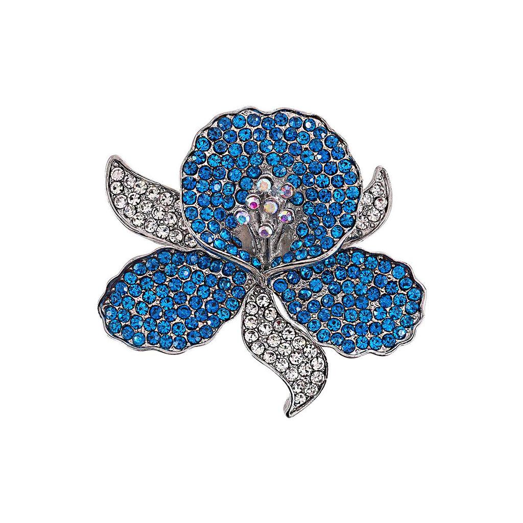 2024 Qixi Valentinstag Rosen Strass Brosche: Emaille Anstecknadel & Kleidungsschmuck-Accessoire