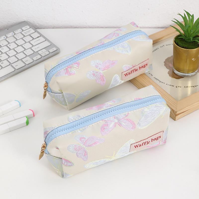 Elegant Korean Style Butterfly Storage Pouch For Home Office And School Supplies