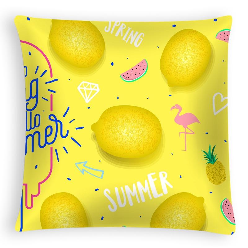 Summer Fruit Series Pillowcase Small Fresh Ins Household Products Pillow Cushion Cover