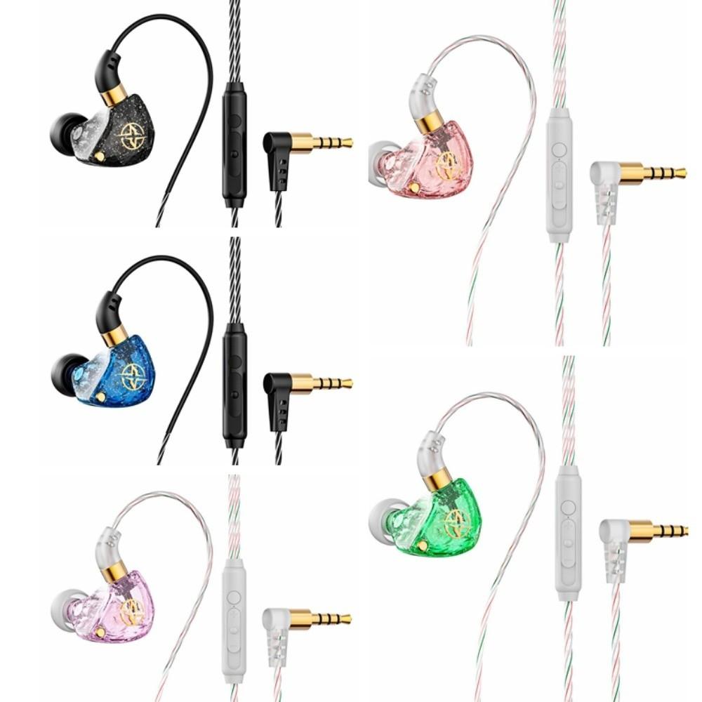 3.5mm Wired Headset Elbow Earpiece Headset Sport Earphones Wired Earphone Listen To Music