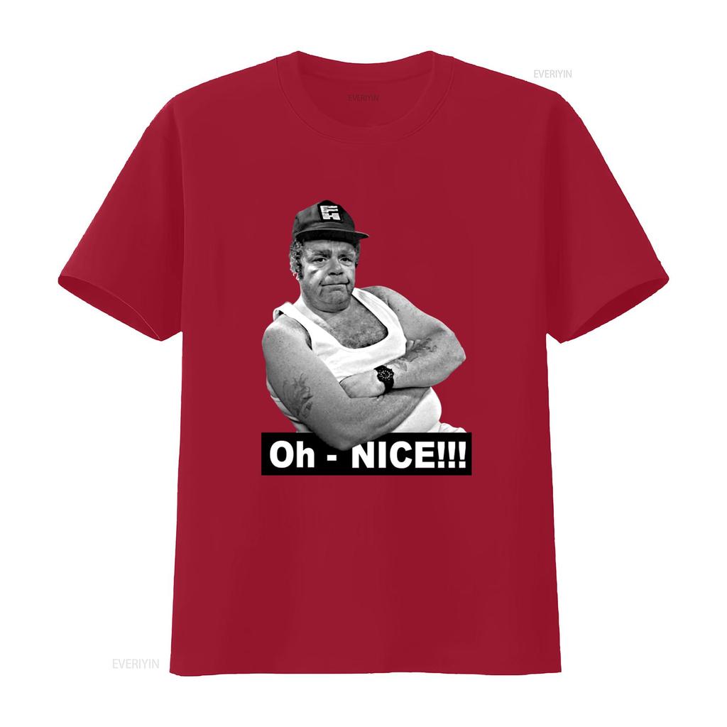 Onslow Keeping Up Appearances Geoffrey Hughes Oh Nice Print T Shirt for Fashion Casual vintage Washed Slightly Stretched