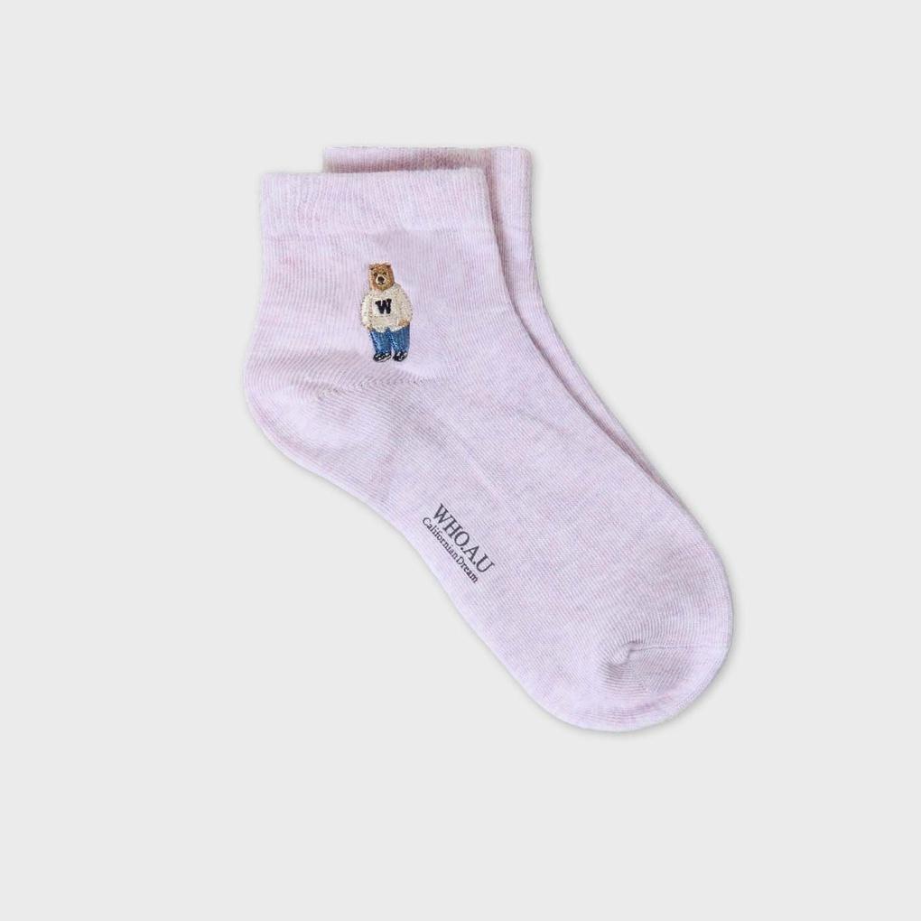 Who Are You [3PACK] Steve Ankle Socks WHAYF4912A