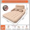 Popular Outdoor PVC Inflatable Mattress with Detachable Backrest Sofa Bed