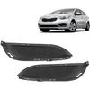 Akozon Fog Light Hole Cover, 2PCS Fog Light Grille Trim Left Right Front Bumper Fog For KIA Forte Sedan 2014 to 2016