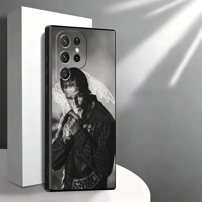 Sons Of Anarchy Soft Phone Case for Samsung Galaxy S26 S25 Edge S24 Ultra S23 Plus S22 S21 FE S20 Black Cover Back Shell