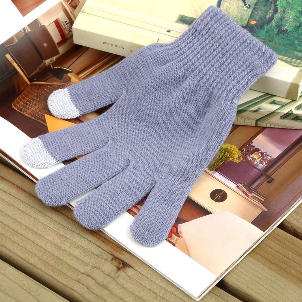 Guantes de punto WELROG guantes de pantalla táctil para teléfono mó Guantes de punto WELROG guantes de pantalla táctil para teléfono mó