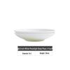Huihuang Jingdezhen Pure White Ceramic Round Deep Plate