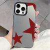 Minimalist Red Star Pattern Phone Case For IPhone 17 Air Cases For IPhone 16 Pro Max 15 14 13 12 11 16 Plus 16E 17 Air Cover