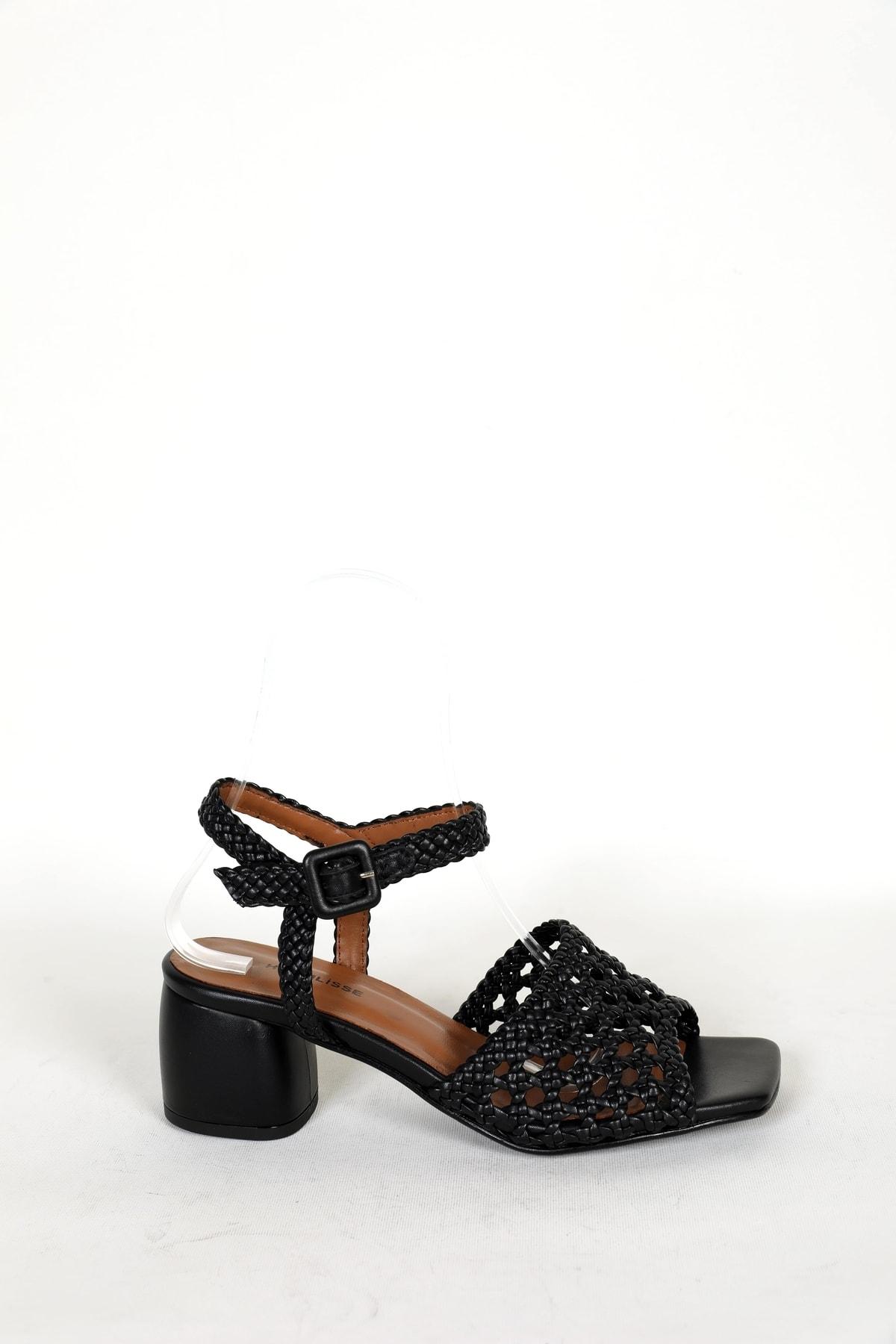 

WoMen s Heeled Braided Sandals 36