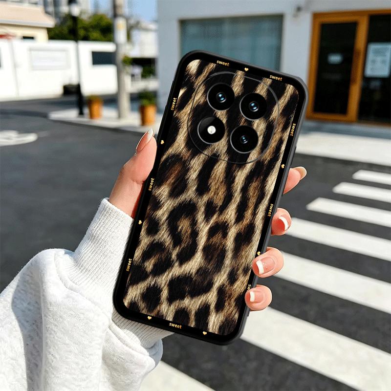 

Fashion Sweet Leopard Print Soft Phone Case for Xiaomi Redmi Note 12 13 14 15 Pro Plus 11 12S 11S 11T 10 4G Black Cover Back She Redmi Note 15 5G