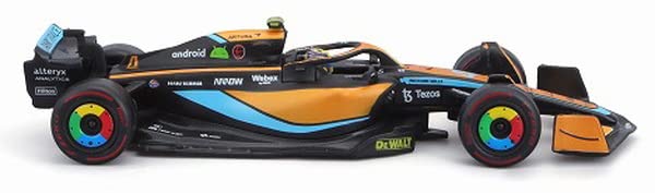 Bburago McLaren F1 Team MCL36 Norris with Driver Finished Product 1/43 (2022) No.4 L.