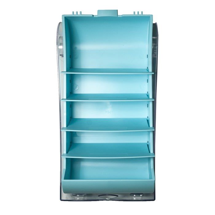 Housse de rangement - exacompta - a8 - 100 cartes lignées - 5 intercalaires - vert pastel/cristal