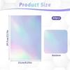 M-Modern-60 Sheets Holographic Laminate Sheets Clear Gitter Holographic Sticker Paper Vinyl Laminate Film 11.7 X 8.3 Inch A4 Siz