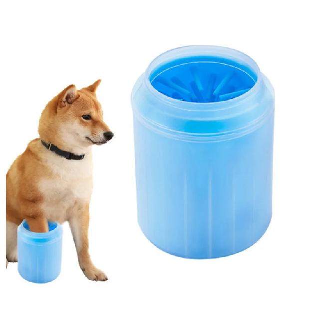 Dog Foot Cup Paw Washer Cleaner Dog Cat Foot Cleaning Brush Soft Silicone Dog Paw Cleaning Dog Paw Cleaning Bucket Accessories