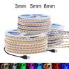 DC 5V USB LED Strips 2835 120Leds/m White Warm White Led Strip Light TV Background Lighting 3mm 5mm 8mm Tape Home Decor Lamp
