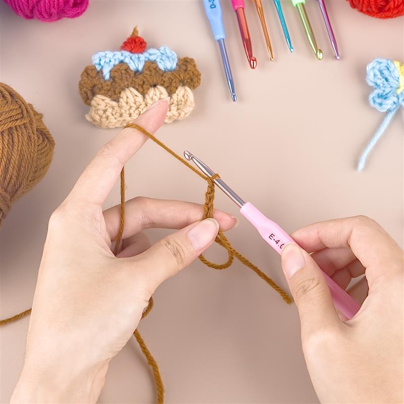 Aluminum Alloy Hook Needle  For DIY Knitting Sweater Weaving Knit Hook Tools Accessories (2.0/2.5/3.0/3.5/4.0/4.5/5.0 MM)