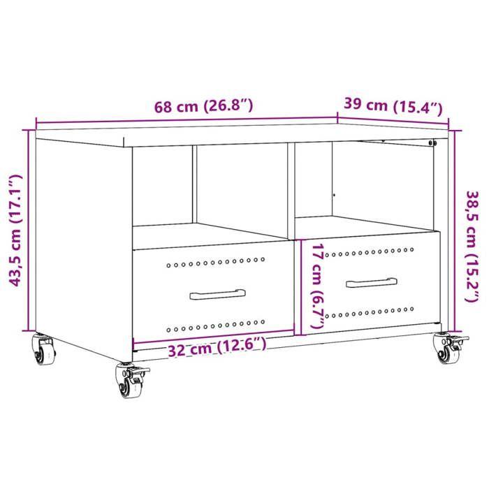 VidaXL TV Cabinet, Television Stand with Drawers and Shelves, TV Stand with Living Room Storage, Olive Green 846702