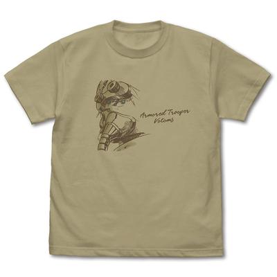 Armored Trooper Votoms Kiriko Illustration SAND KHAKI L Size [Official] Eye-Catching T-Shirt