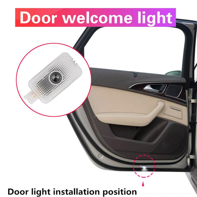 2 Stück Auto-Lichter Zubehör LED Türprojektor Geister Schatten Willkommensleuchte Für Subaru Legacy 2010-2021 2020 2019 2018 2017 2016 2015