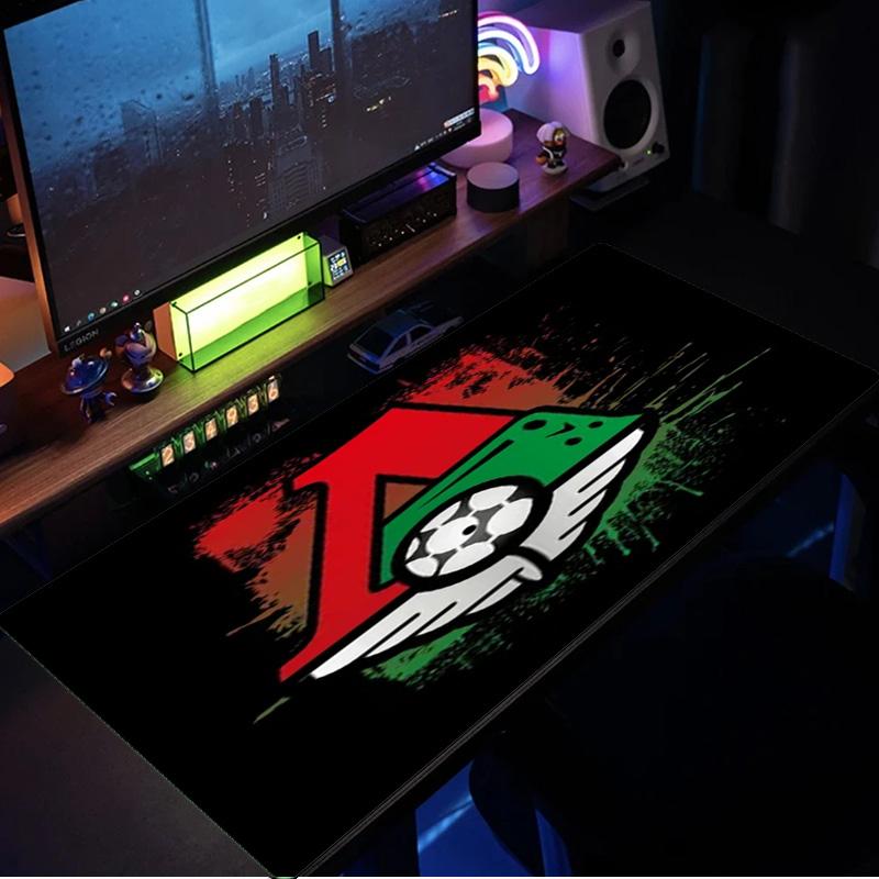 Lokomotiv Moscow mouse pad, rubber base, esports desk mat, mouse pad for gamers and office use, gaming desk , easy to clean mat