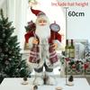 60cm Big Santa Claus Dolls  Xmas Pendants 2025 Merry Christmas Tree Decor for Home Kids Naviidad Presents Noel Gifts Natal