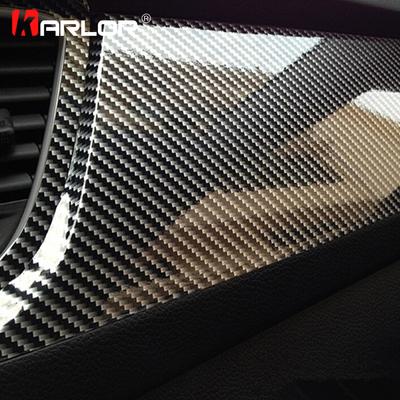 100*30/10cm High Glossy 5D Carbon Fiber Wrapping Vinyl Film Motorcycle Tablet Stickers And Decals Auto Accessories Car