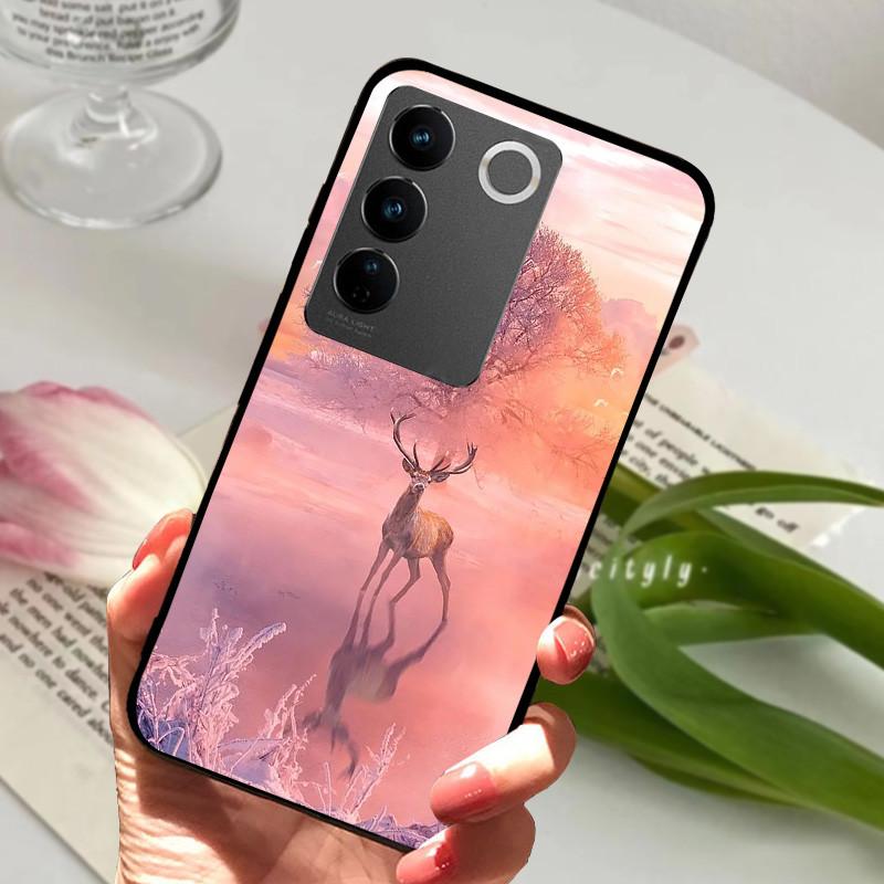 For Vivo V2230 V27 Pro 5G Case Popular Animal Cool Soft Back Protective Cover For Vivo V2237 V27e VivoV27 V 27 E Phone Bag Case