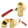 3/4" BSP Equal Female Thread Brass Y Type Strainer Filter Ball Valve