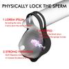 Männlicher Spermien-Verschlussring, Hodensack-Massage, Prostata-Massagegerät, Doppelring, Sexspielzeug für Männer