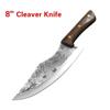 Handmade Slicing Knife Cleaver Meat Chopping Vegetables Kitchen Knives Butcher Boning Knife High Steel Blade Chef Cooking Knife