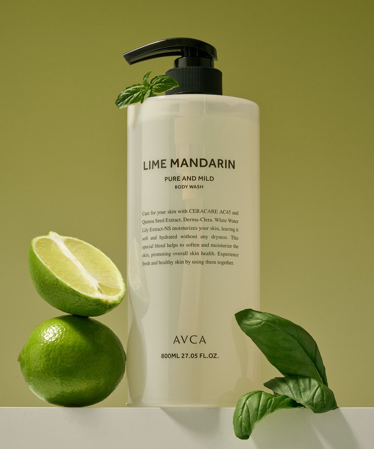 Ceramide Body Wash 800ml Lime & Mandarin Scent