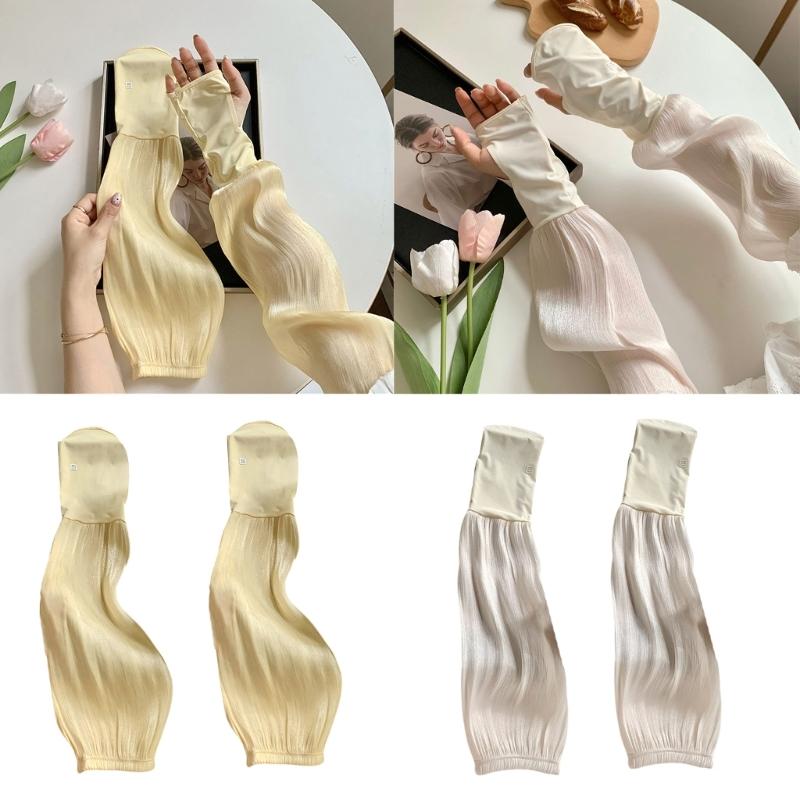 Lightweight Breathable Cooling Arm Sleeves Seamless Design Suitable For Driving Exercise And Sun Protection