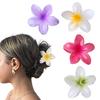 BellaStella 4 Stück Koreanische Mode Blume Glänzend Haarkralle für Damen Große Starke Haltekraft Haarspangen für Dickes, Dünnes & Langes Krallen Haarschmuck für