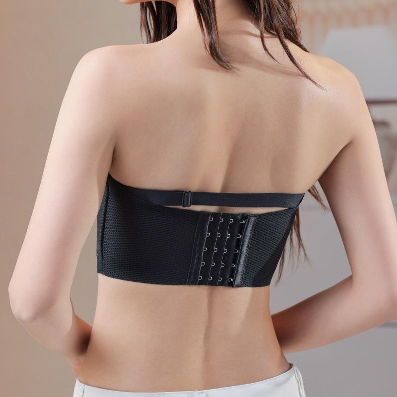 Plus Size Anti-Slip Strapless Minimizer Bra with Removable Straps