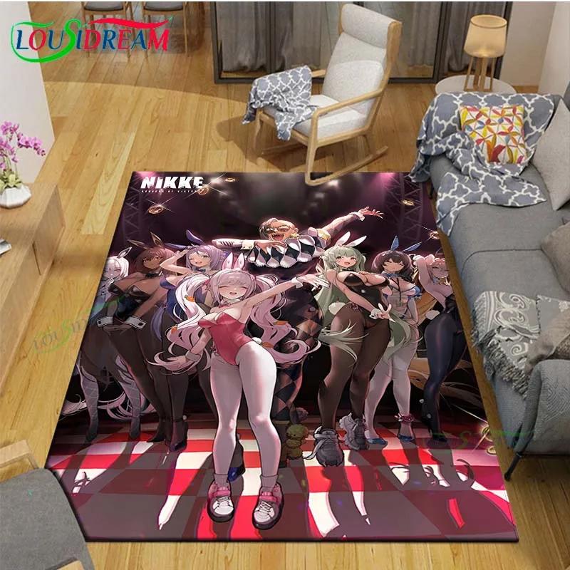 Hot Game Characters Nikke Goddess of Victory Carpet Outdoor Rug Area Rug Non-slip Carpet Bedroom Decor Carpet for Gift