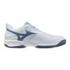 Mizuno Wave Exceed Court OC Tennis Ice Gray and Size 3E Shoes, Blue, 27.5 cm,