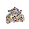 Miki Six-Claw Pavé Luxury Versatile Sparkling Ring for High-End Style