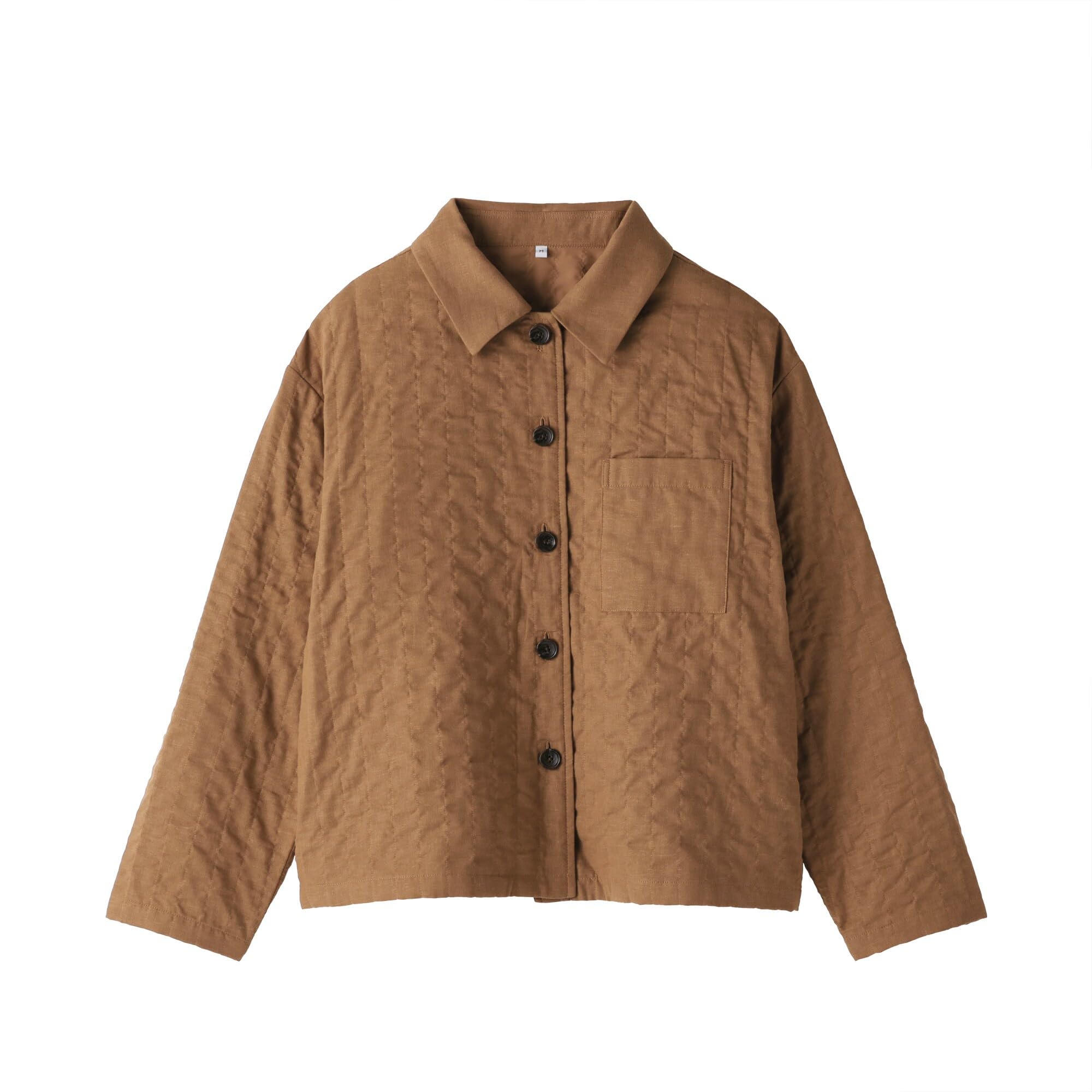 

Женская стеганая куртка из двойной марли со смесью капока, верблюжья, размер S (BD103A5S)