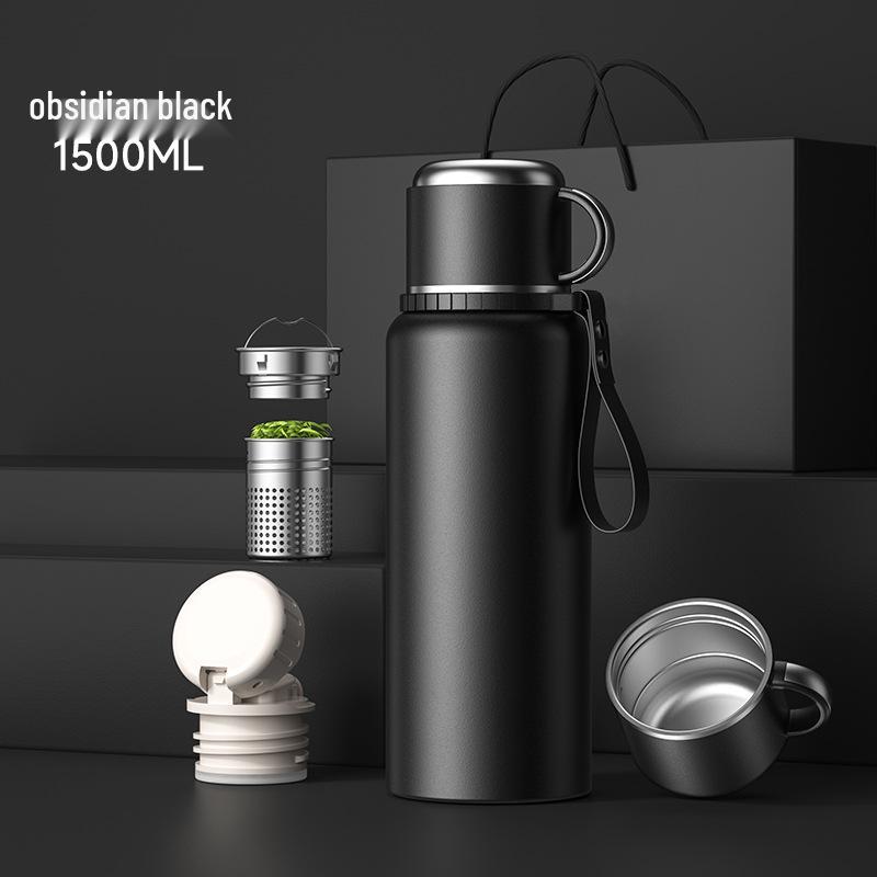 Water Steel Insulated 316 Stainless Bottle With Smart Temperature Display Extra Large Capacity For Men