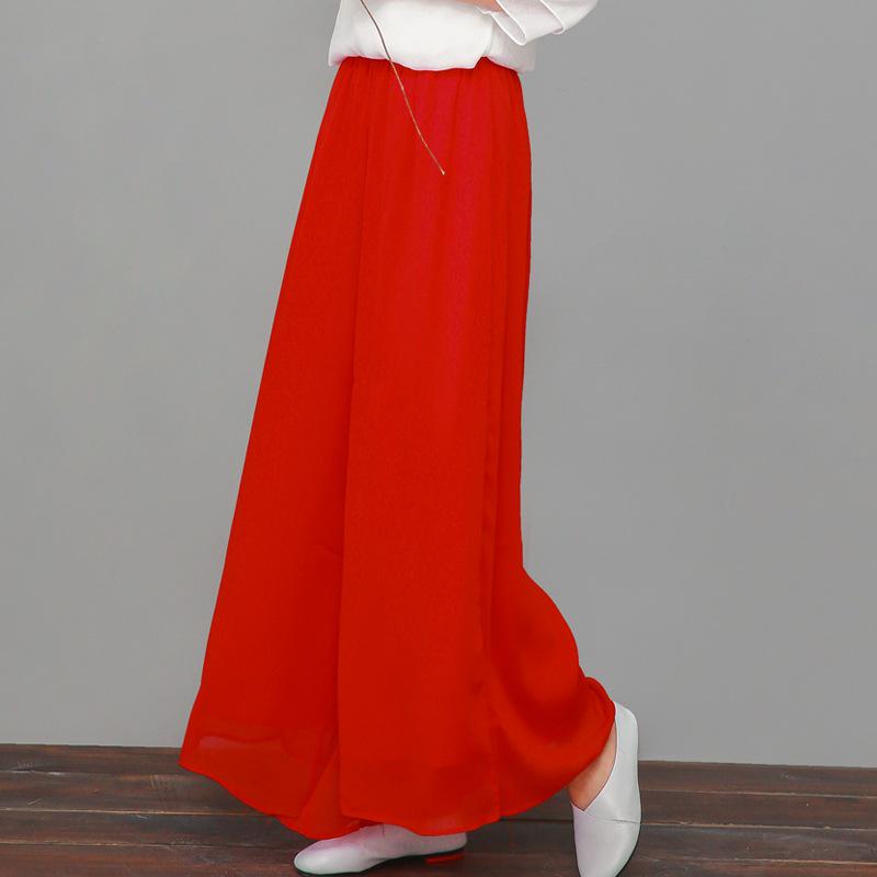 Women's Zen-Inspired Summer Hanfu Skirt - Retro Chinese Style