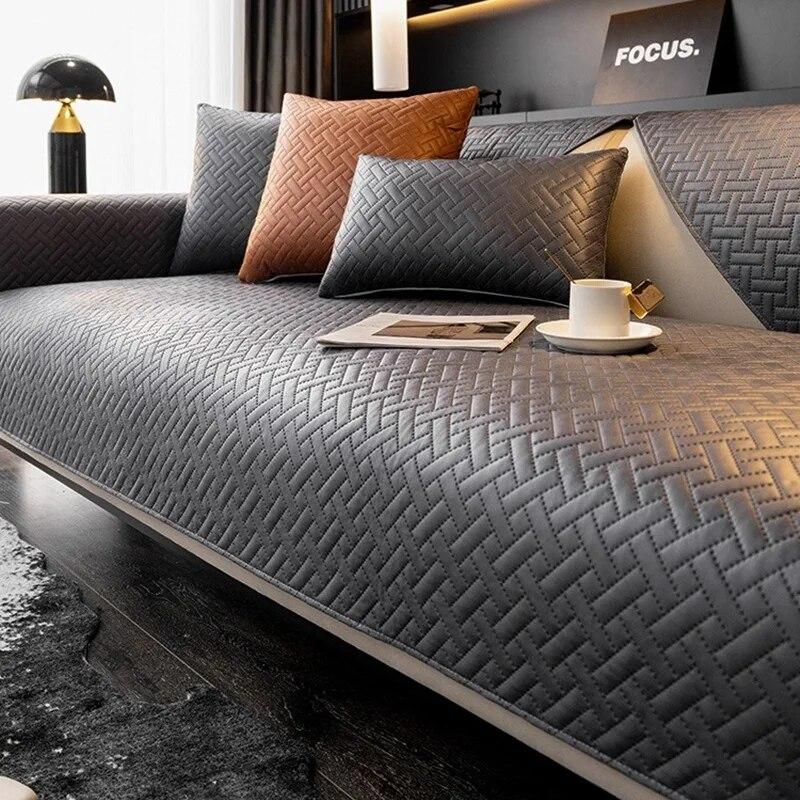 Waterproof Sofa Cover Slipcover Non-slip Corner Couch Mat Universal Living Room Washable Sofa Towel Four Season