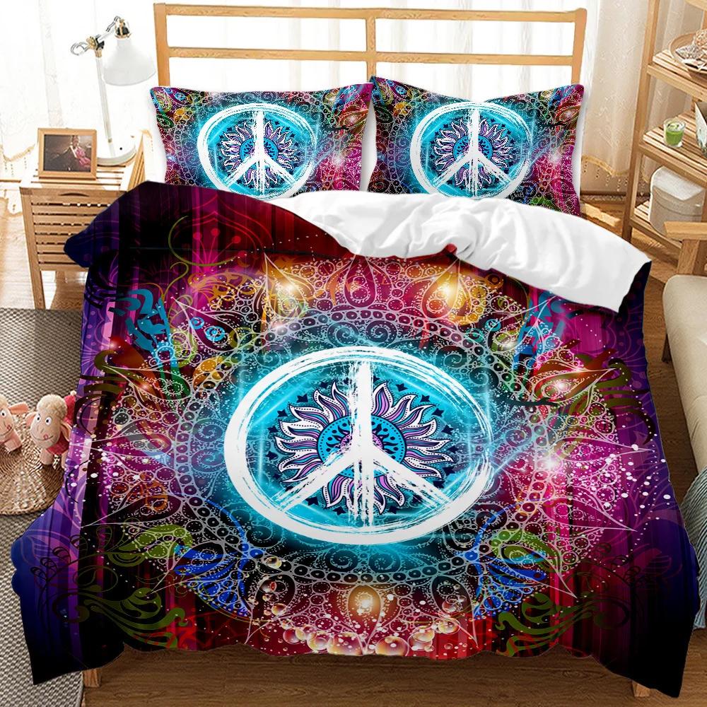 Stjärnklar Himmel Påslakanset King Size Grön Himmel Tema Abstrakt Stil Arrangemang Kosmos Koncept Tryck Twin Polyester Sängklädesset