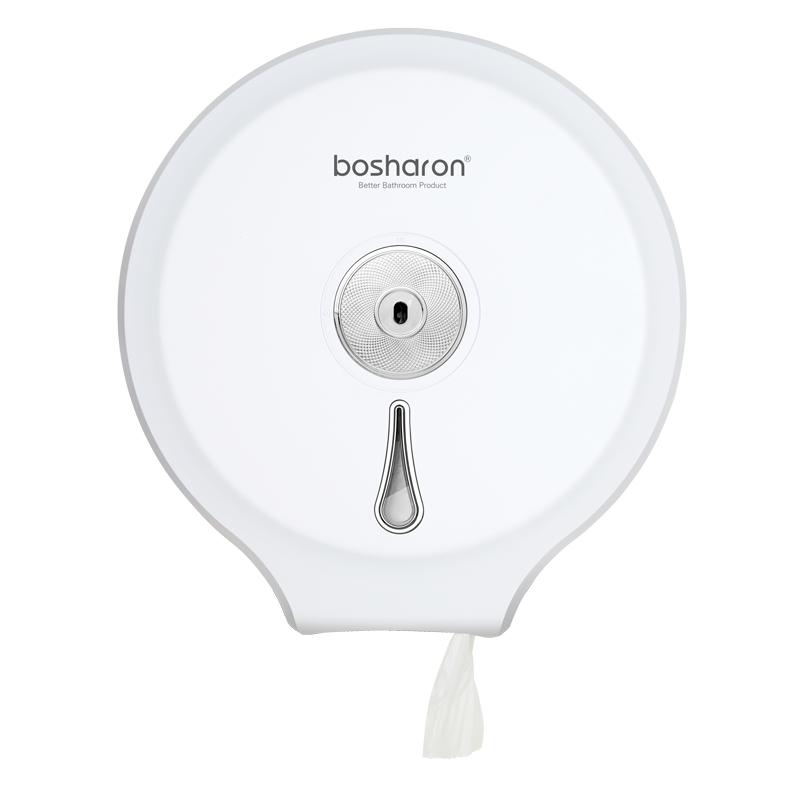 Kitchen ABS Plastic Down Pull Paper Holder Manual Bathroom Wall Mount Toilet Jumbo Roll Tissue Paper Restaurant Napkin Dispenser белый